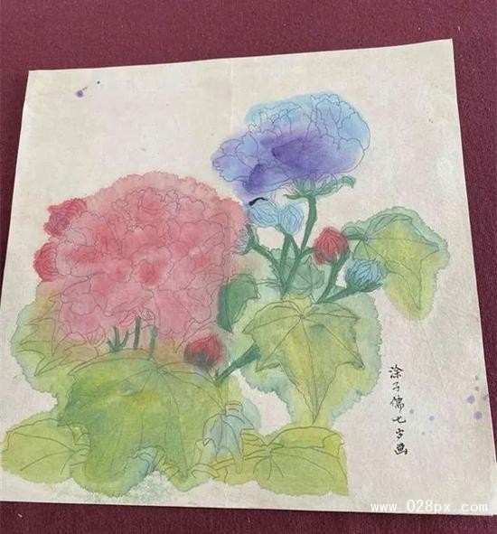 來自中國武漢的畫作。德薇女子學(xué)校供圖