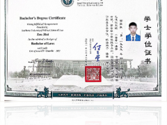 西南政法大學繼續(xù)教育學院學士學位證書樣本